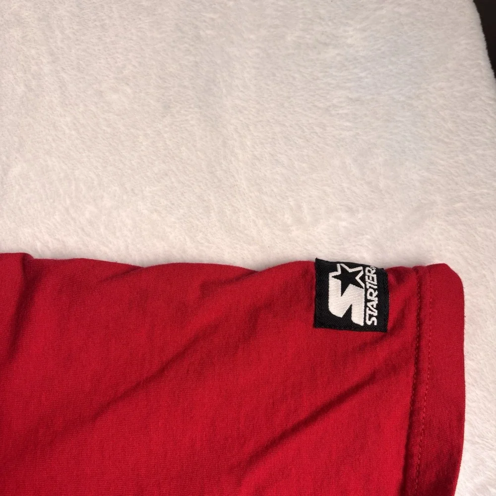 VTG Starter St. Louis Cardinals McGwire 1997 Red Short Sleeve Shirt Men's L *
